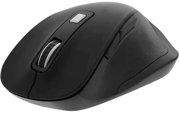 Deltaco Ergoniška pelė DELCO OFFICE tylūs patarimai, bevielė 2.4G, 2400 DPI, juoda / DE-0310
