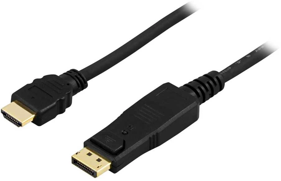 DisplayPort į HDMI laidas su jungtimis