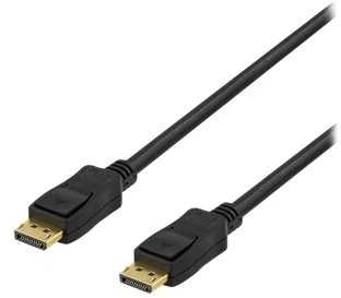 Kabelis DELTACO DisplayPort, 20 kontaktų ha - ha, 20m, juodas / DP-4200
