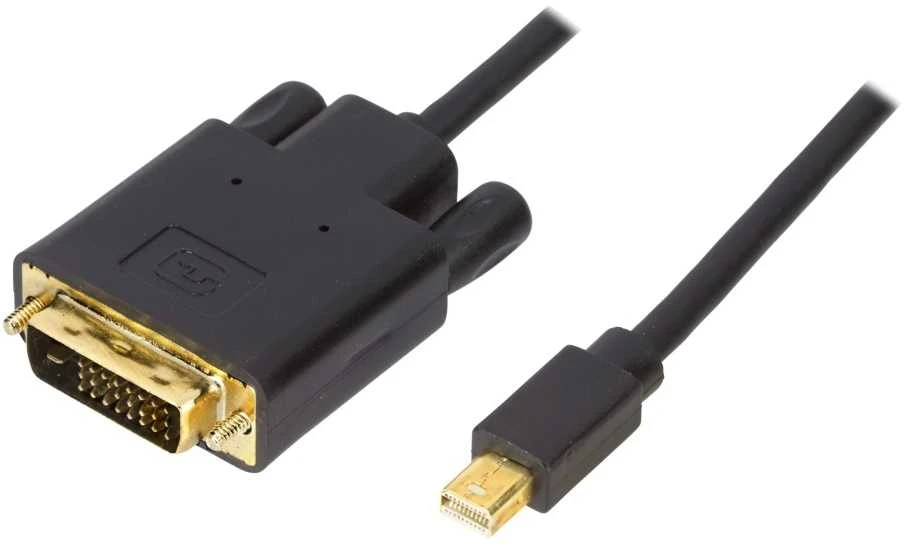mini DisplayPort į DVI-I adapterio kabelis