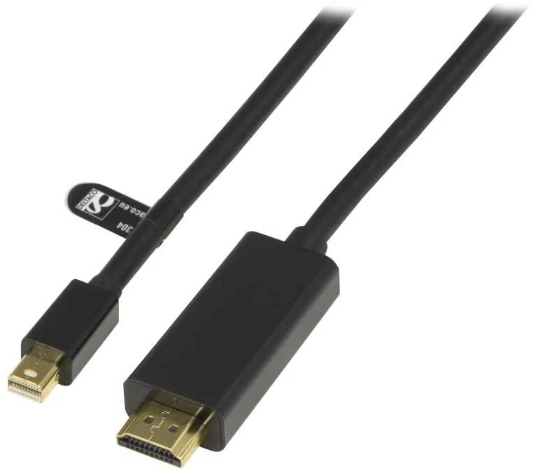Mini DisplayPort į HDMI perėjimas su jungtimis