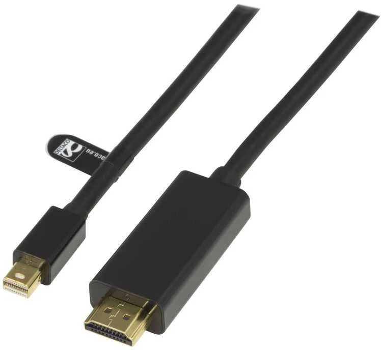 Deltaco mini DisplayPort į HDMI laidas-adapteris