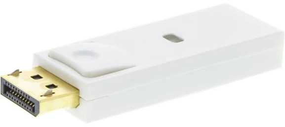 DELTACO „DisplayPort to HDMI“ adapteris su garsu, „Full HD @ 60Hz“, baltas,