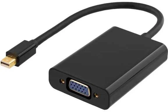 Adapteriai DELTACO DisplayPort / VGA, 0.25m, juodas / DP-VGA13