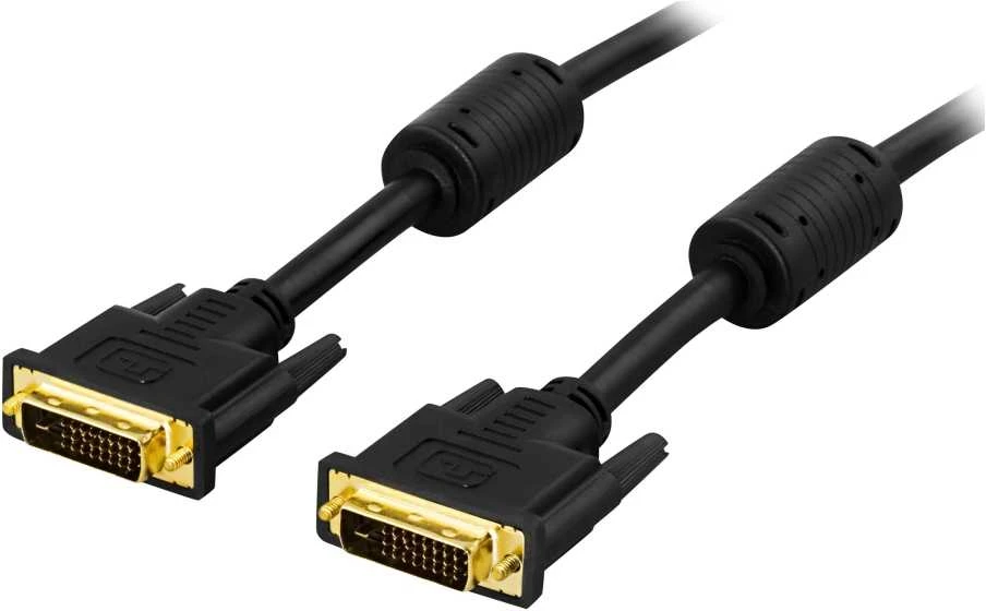 DVI-D kabelis su feritiniais filtrais