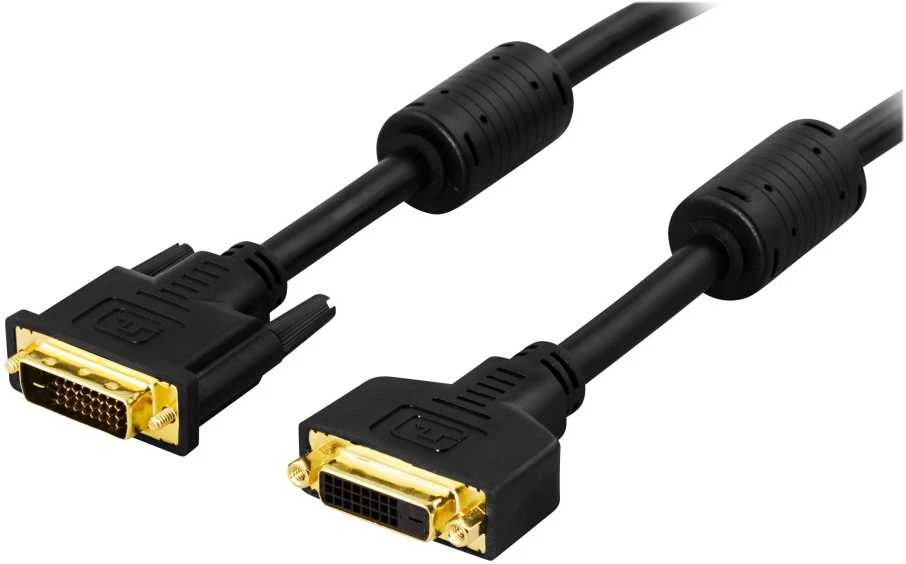 DVI-D kabelis su feritiniais filtrais
