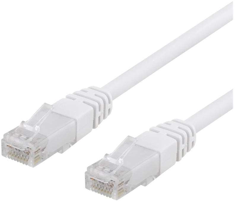Deltaco U / UTP Cat6 kabelis, CCA, 2m, 250MHz EPZI balta / TP-62V-CCA