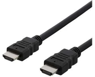 DELTACO flex HDMI laidai, 4K UltraHD 30Hz, 5m, Juodas HDMI-1050D-FLEX