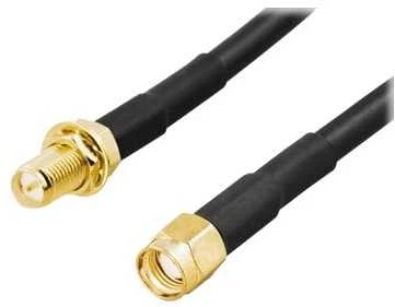 Goobay Reverse Koaksialinė WLAN antenos plėtinys SMA vyriškas reversas - SMA moteriškas atvirkštinis, 1m