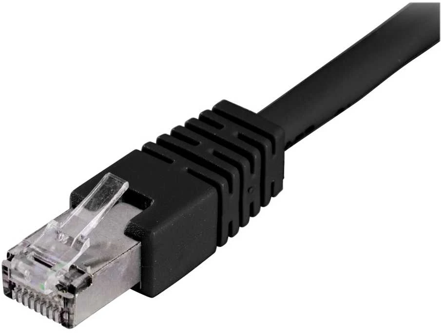 Deltaco DELTACO patchkabel - 50 cm - sort