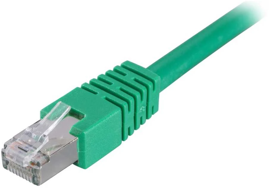 Kabelis DELTACO F / UTP Cat6, LSZH, 1.0 m, žalias / STP-61G