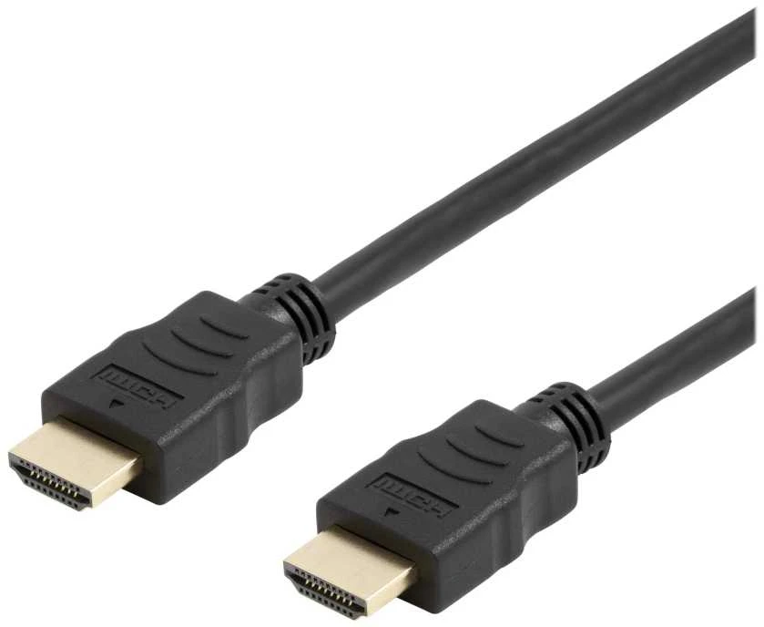 DELTACO flex HDMI kabelis, 4K UltraHD 60Hz, 3m, juodas / HDMI-1030D-FLEX
