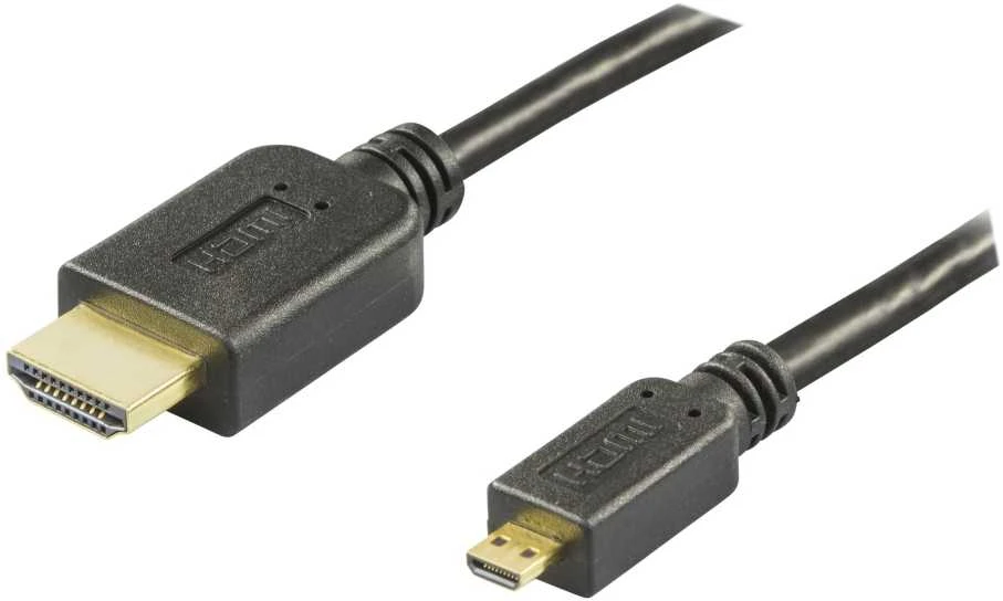 Deltaco HDMI kabelio antgaliai su auksinėmis jungtimis