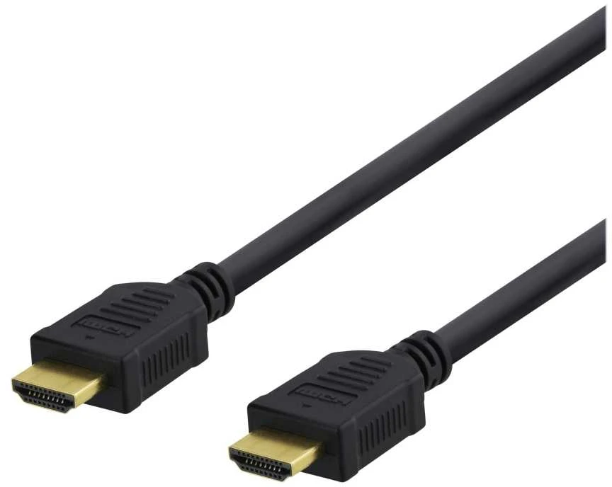 DELTACO didelės spartos HDMI kabelis, 15 m, Ethernet, 4K UHD, juodas / HDMI-1080D