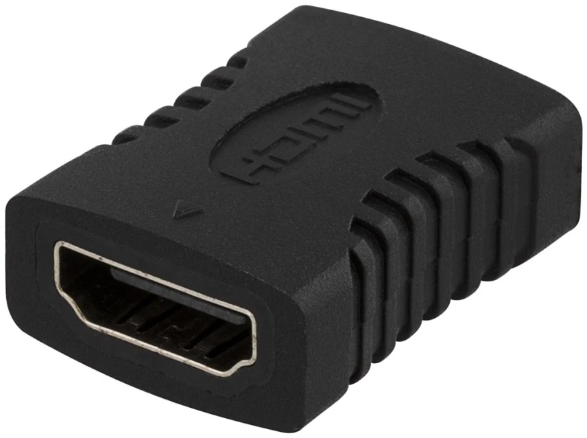 HDMI adapteris DELTACO 19-pin, juodas / HDMI-12