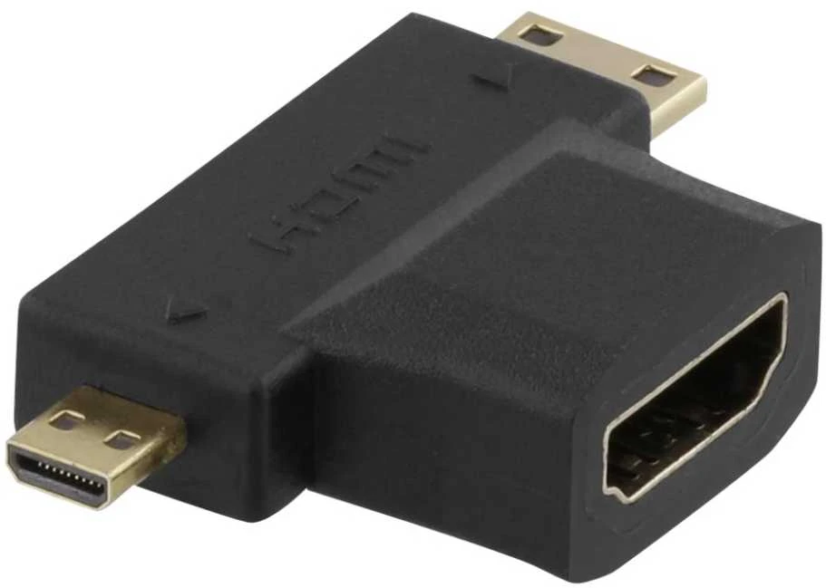 Deltaco HDMI adapteris su keliomis jungtimis