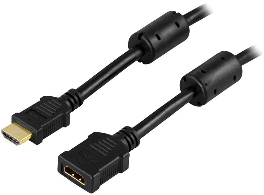 Deltaco HDMI ilgiklis su ferito filtrais 5m
