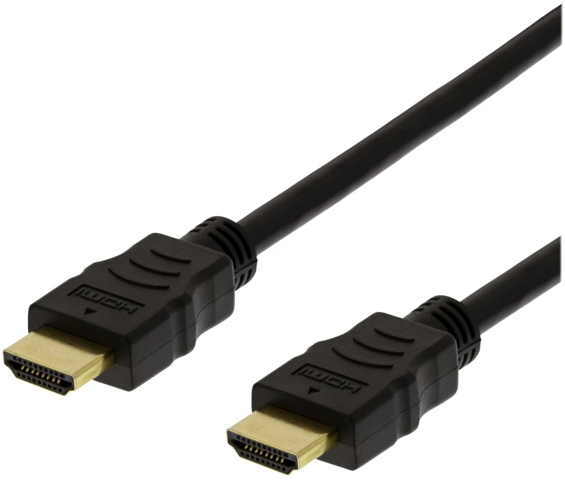 DELTACO HIGH-SPEED FLEX HDMI kabeliai, 4M, 4K UHD, juodas HDMI-1040D-FLEX