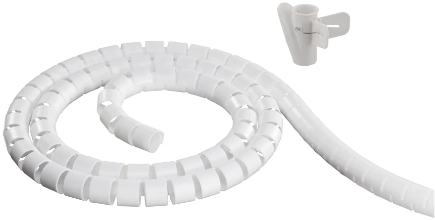 DELTACO Nailono kabelio slankiklis, 25 mm skersmens, komplekte įrankis, 5 m, baltas / LDR04