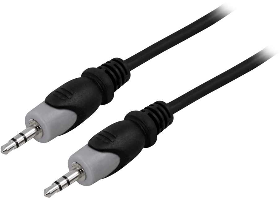 Kabelis DELTACO garso, 3.5mm-3.5mm, 2.0m / MM-150
