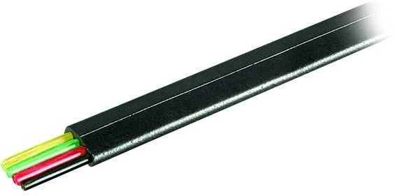 Goobay Modulio kabelis, 4P, ritininis, 100 m. DELTACO juodas / MD-14S
