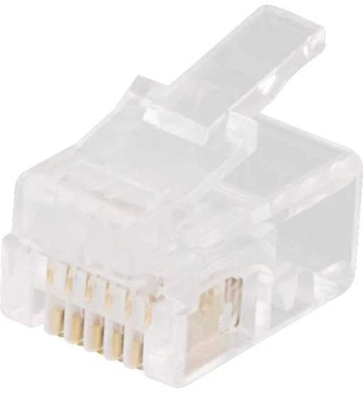Modulinė jungtis RJ12, 6P6C, 20-pack, skaidrI DELTACO / MD-2A