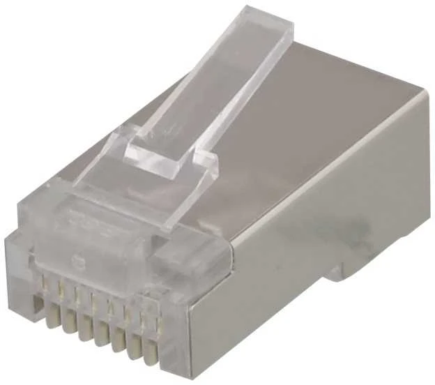 RJ45 jungtis kištukui, Cat5e, ekranuotas, 20 vnt DELTACO / MD-3S