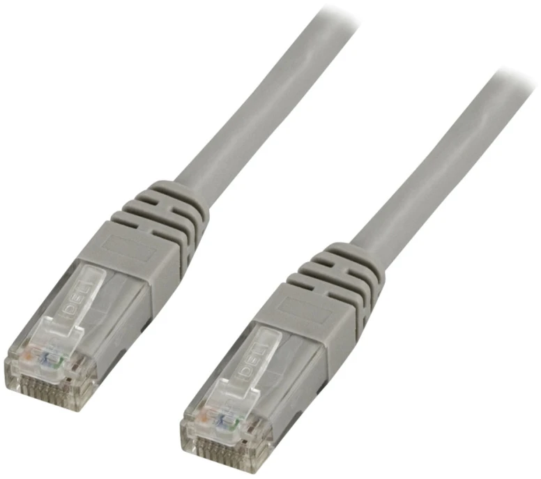 DELTACO U / UTP Cat6 patch kabelis, 20m, 250MHz, Delta sertifikuotas, LSZH, pilkas / TP-620