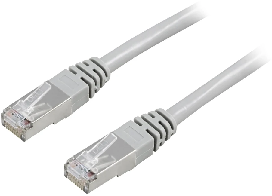 Kabelis DELTACO F / UTP, Cat5e, 7m, 100MHz, pilkas / 7-STP
