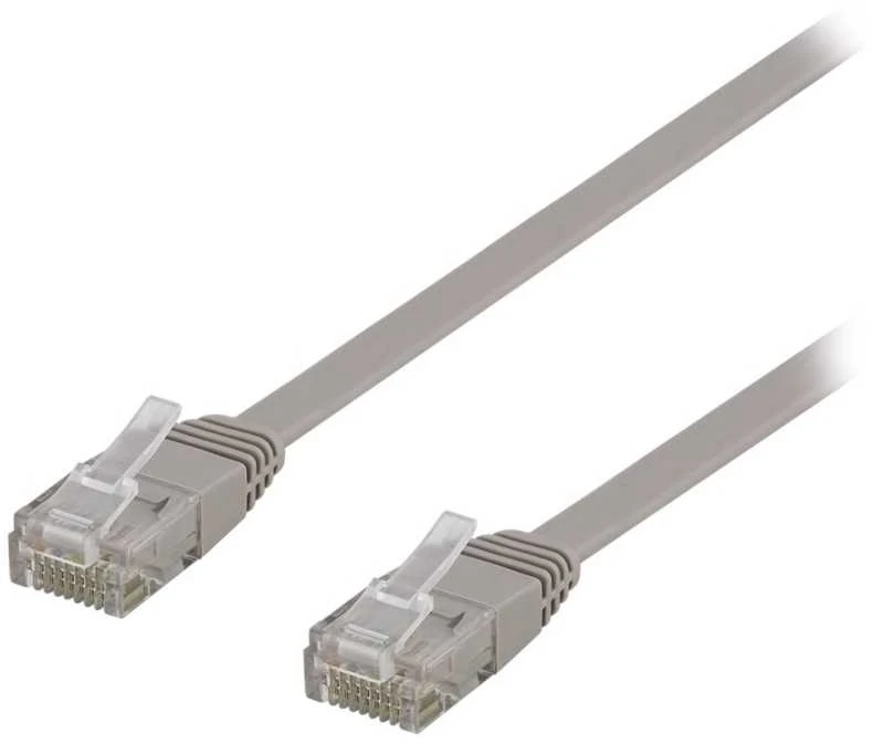 Kabelis DELTACO F/UTP Cat6 patch 7m pilkas TP-67-FL