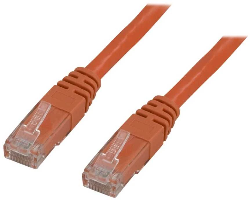 Kabelis DELTACO UTP 10m, CAT6 oranžinis TP-610-OR