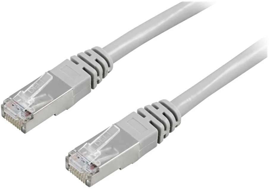 Kabelis DELTACO F/UTP, Cat5, 50.0m, pilkas / 50-STP