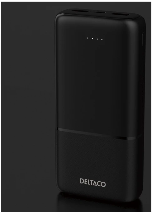 DELTACO PB-C1007 nešiojamas akumuliatorius 10 000 mAh 2x USB-A 18 W, USB-C PD 20 W