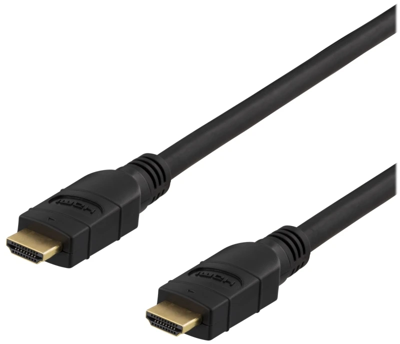 DELTACO PRIME Aktyvus HDMI kabelis, 15m, HDMI Type-A, 4K, Juodas / HDMI-3150
