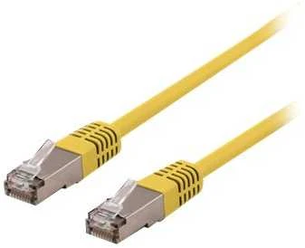 InLine 76450Y pataisomasis kabelis RJ45 kištukas iki RJ45 kištukas S/FTP Cat.6 geltonas 0,5 m