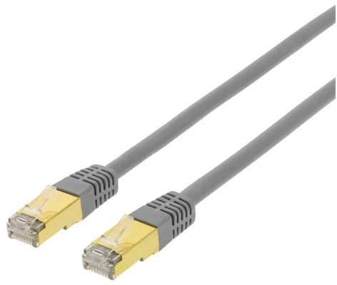 Kabelis DELTACO S / FTP, Cat7, 1m, pilka / STP-71
