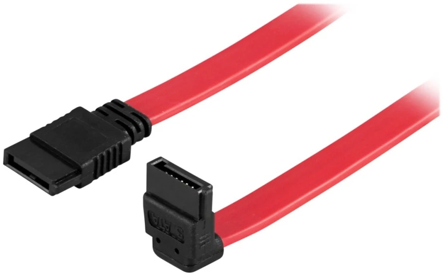 Kabelis DELTACO, SATA/SAS, kampinis, 0,5 m / SATA-05A