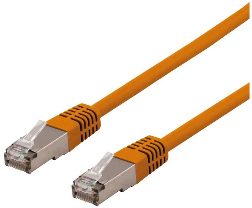 Deltaco SFTP-603ORH, 0,3 m, Cat6, S/FTP (S-STP), RJ-45, RJ-45, oranžinis