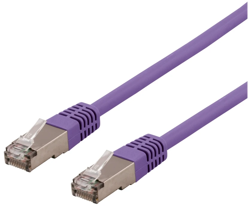 Deltaco SFTP-603PH, 0,3 m, Cat6, S/FTP (S-STP), RJ-45, RJ-45, violetinis