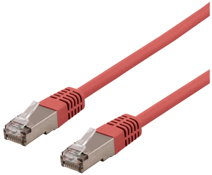 Deltaco SFTP-603RH, 0,3 m, Cat6, S/FTP (S-STP), RJ-45, RJ-45, raudonas