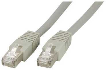 Kabelis DELTACO S/FTP Cat6 patch, LSZH, 1,5m, 250MHz, pilkas / SFTP-611H