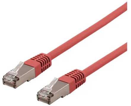 Deltaco SFTP-63RH, 3 m, Cat6, S/FTP (S-STP), RJ-45, RJ-45, raudonas