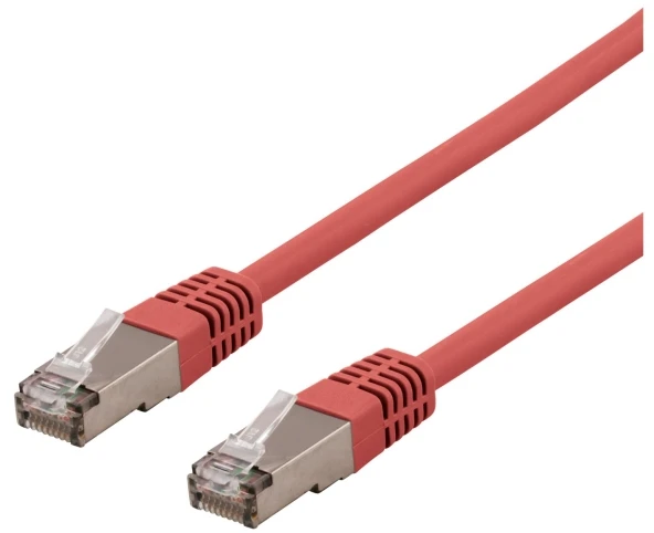 Deltaco SFTP-65RH, 5 m, Cat6, S/FTP (S-STP), RJ-45, RJ-45, raudonas