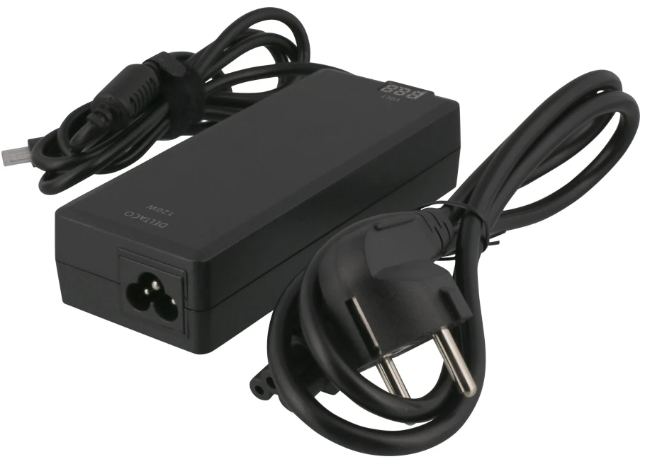 NB maitinimo šaltinis DELTACO 120W, 15-20V, 11 antgalių, USB / SMP-120WD