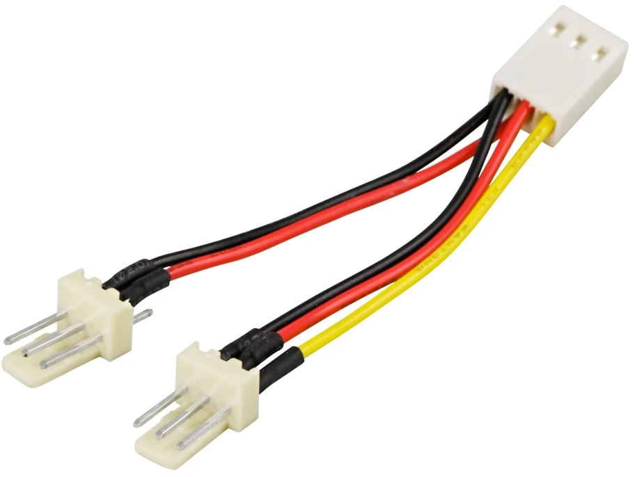 Kabelio adapteris DELTACO 3 kontaktų ventiliatoriams / SSI-36