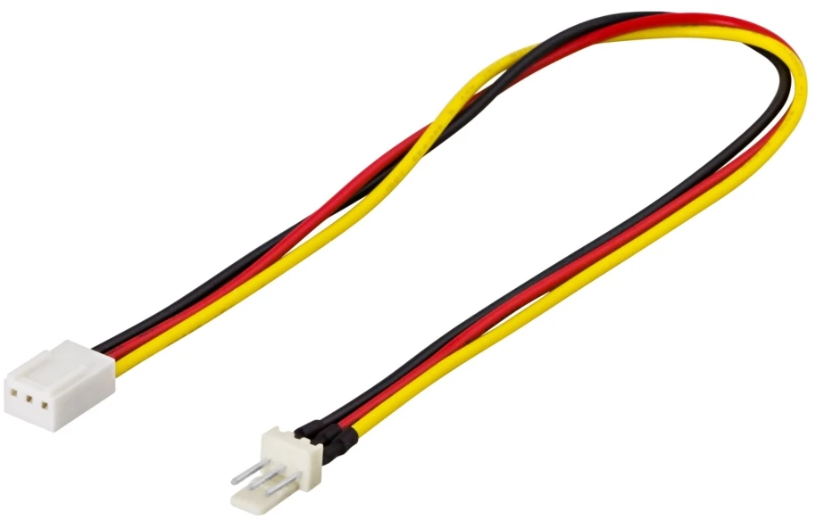 Adapteris kabelis DELTACO 3-pin, 0.3m / SSI-37