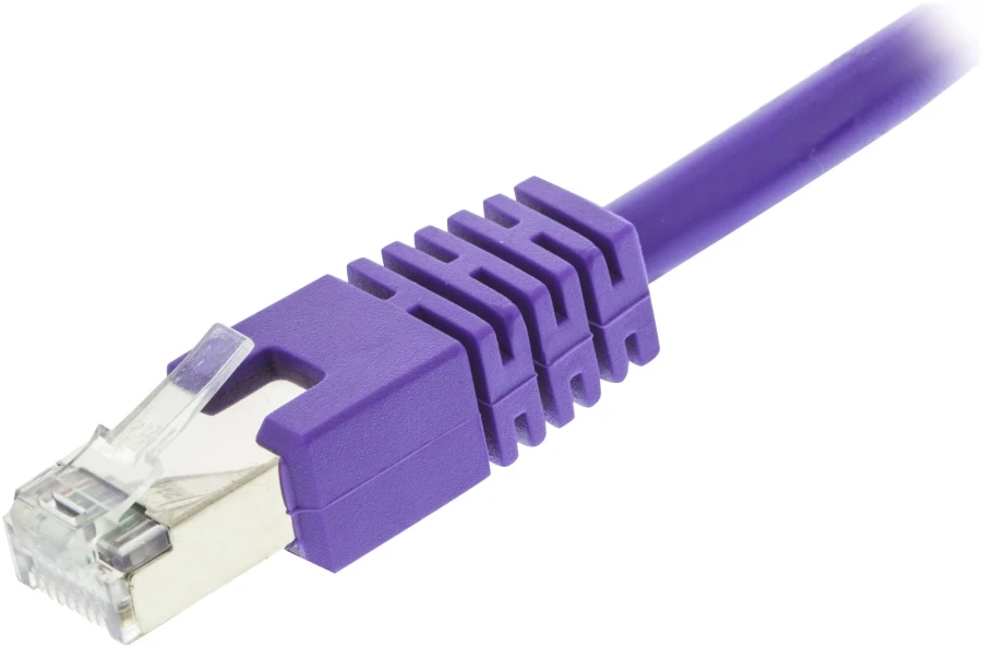 Deltaco STP-610P, 10 m, Cat6, F/UTP (FTP), RJ-45, RJ-45, violetinis