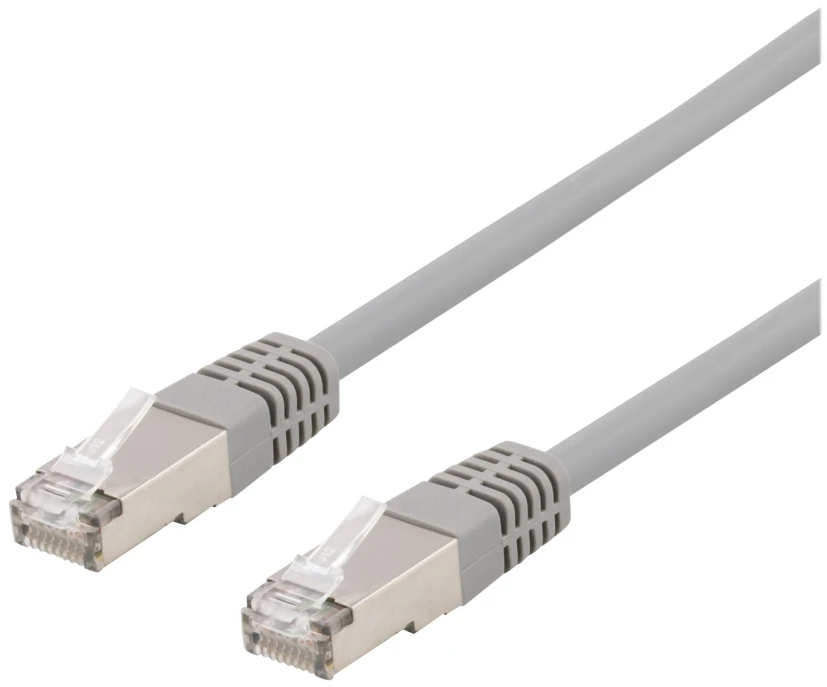 DELTACO STP-620AU - Komutacinis kabelis - RJ-45 (kištukas) į RJ-45 (kištukas) - 20 m - F/UTP (folija dengta neekranuota susukta pora) - CAT 6a - be halogenų - pilkas