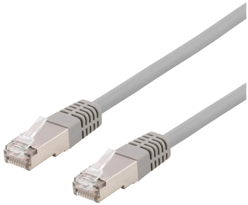 DELTACO U / FTP Cat6a jungiamasis kabelis, 3m, 500MHz, Delta sertifikuotas, LSZH, pilkas STP-63AU