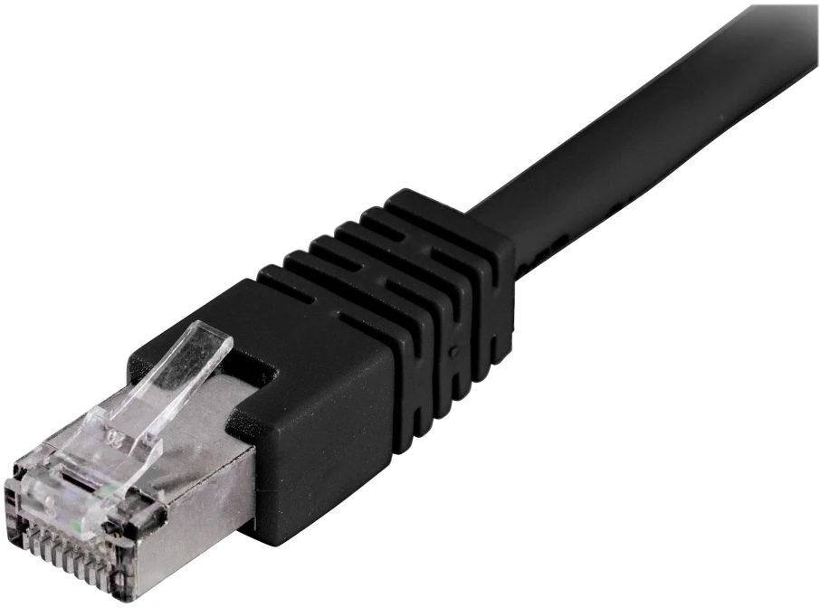 Deltaco STP-67S, 7 m, Cat6, F/UTP (FTP), RJ-45, RJ-45, juodas